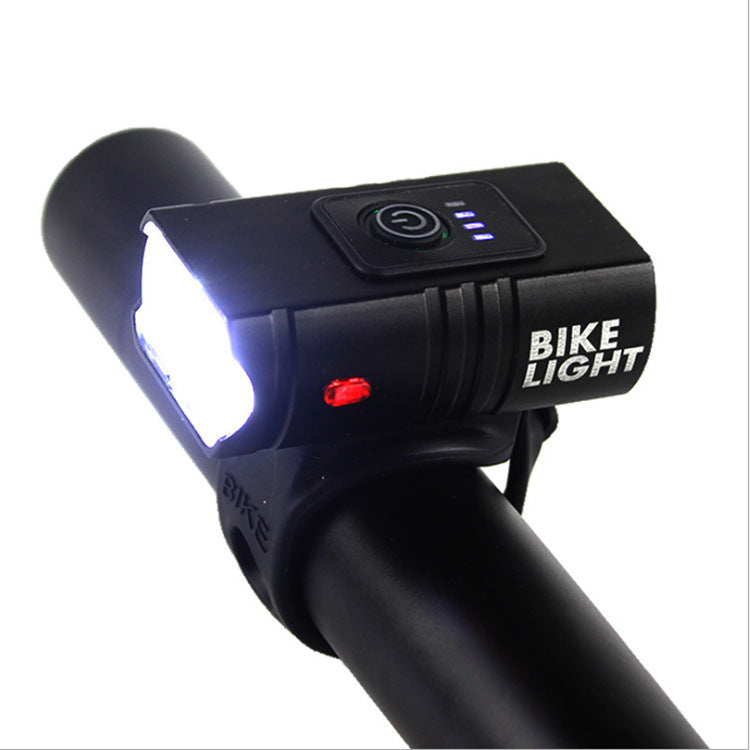 Outdoor Cycling Lights – Electric Bicycle Headlights with Red Warning Light