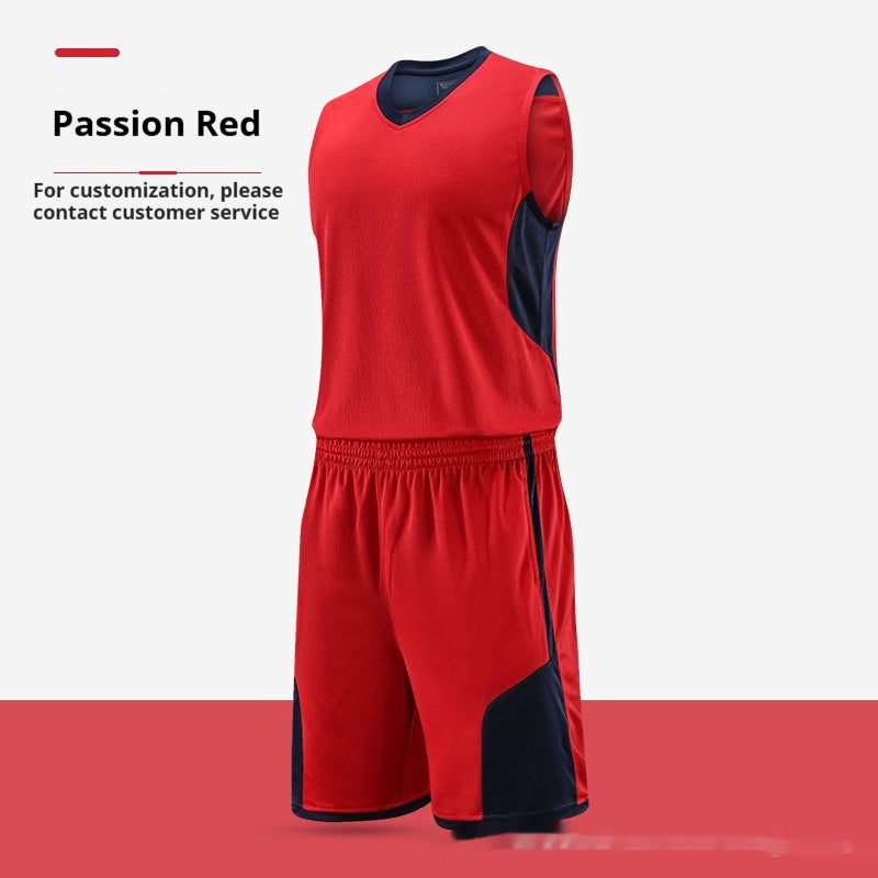 Men’s Basketball Training Suit – Breathable Team Uniform Set