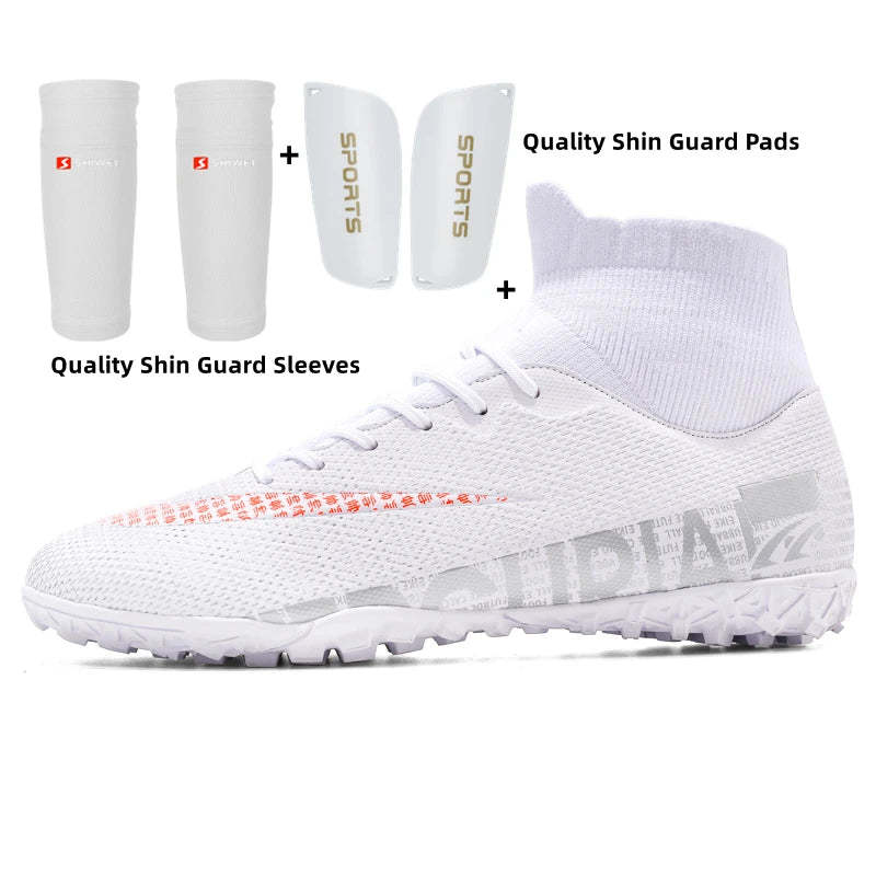 High-Top Football Shoes – Men & Women AG/TF Sports Training