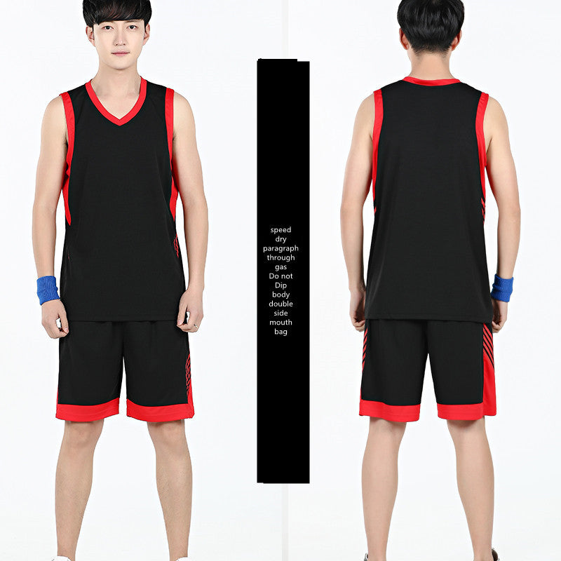 Men’s Basketball Sports Suit – Summer Sleeveless Vest & Shorts