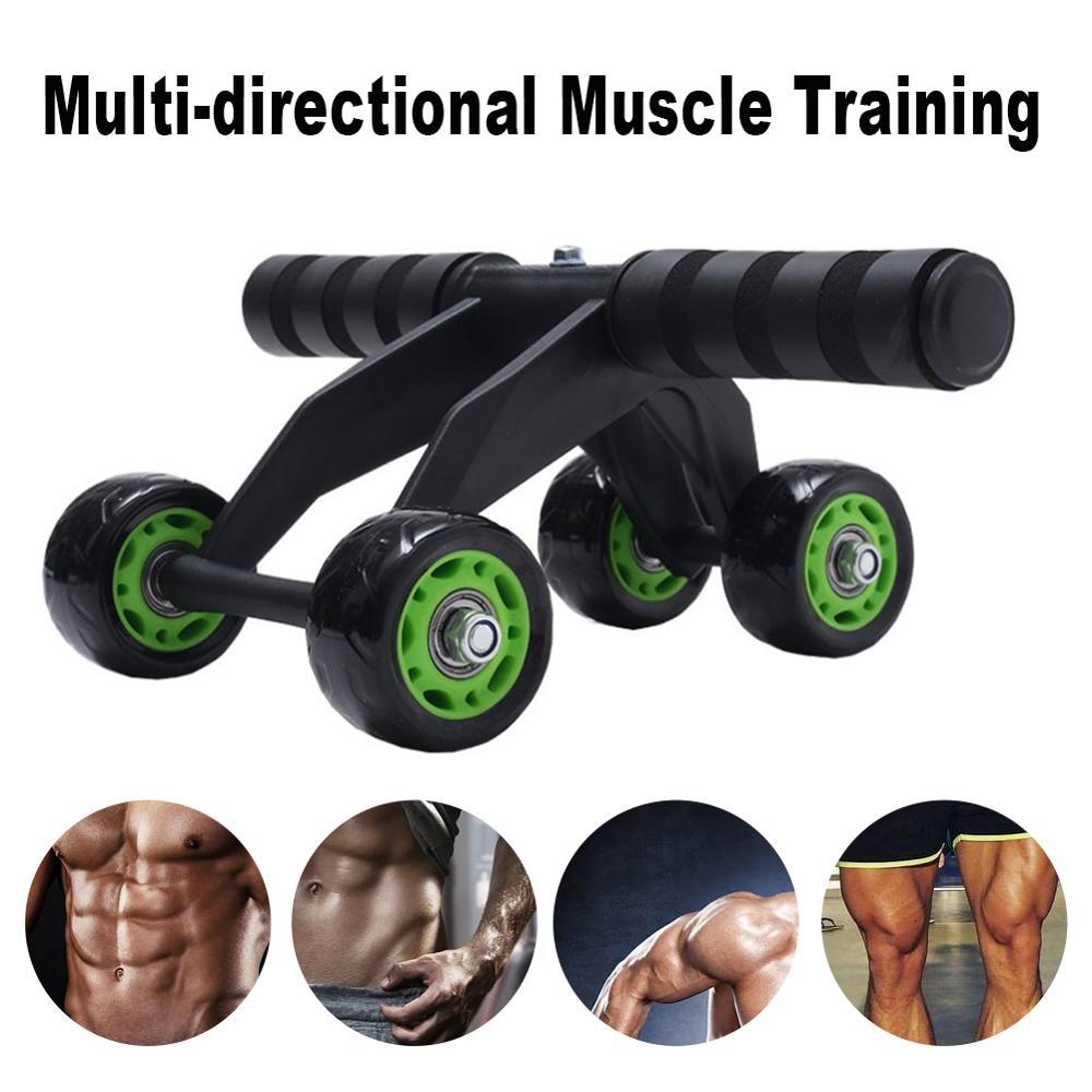 Four-Wheel Abdominal Roller – Home Fitness Equipment