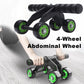Four-Wheel Abdominal Roller – Home Fitness Equipment