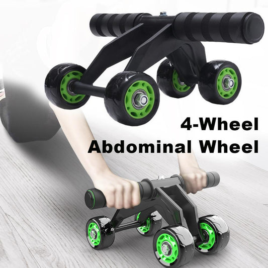 Four-Wheel Abdominal Roller – Home Fitness Equipment
