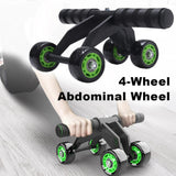 Four-Wheel Abdominal Roller – Home Fitness Equipment