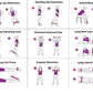 Gym Fitness Resistance Bands for Yoga Stretch Pull Up Assist Bands