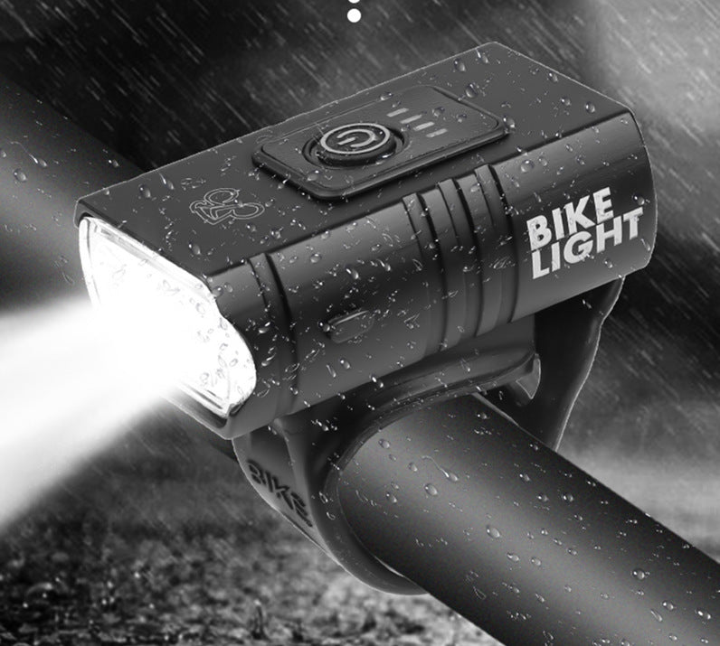 Outdoor Cycling Lights – Electric Bicycle Headlights with Red Warning Light