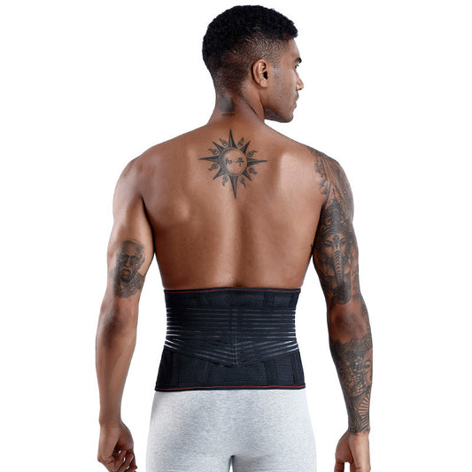 Lumbar Back Support Belt – Adjustable Waist Brace for Pain Relief