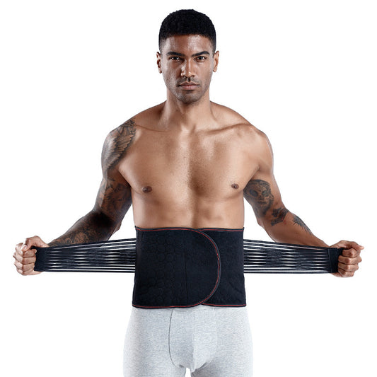 Lumbar Back Support Belt – Adjustable Waist Brace for Pain Relief