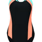 womens black one-piece swimsuit