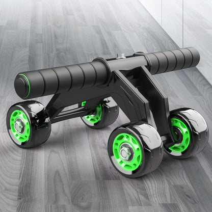 Four-Wheel Abdominal Roller – Home Fitness Equipment