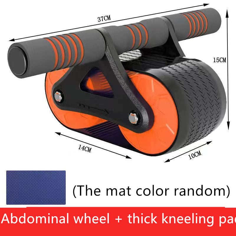 Double Wheel Ab Roller – Automatic Rebound Core Trainer