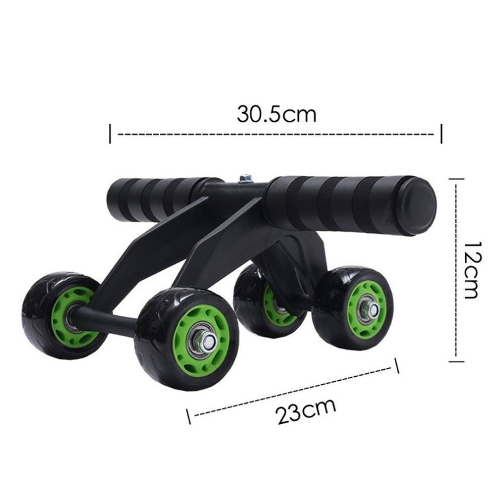Four-Wheel Abdominal Roller – Home Fitness Equipment