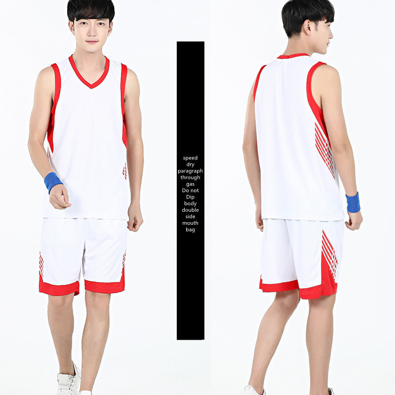 Men’s Basketball Sports Suit – Summer Sleeveless Vest & Shorts