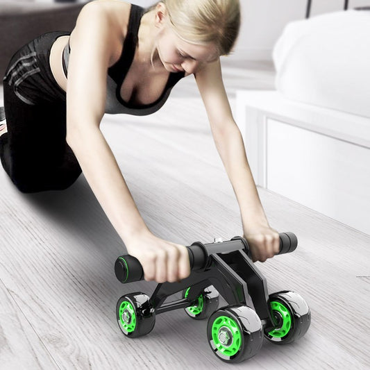 Four-Wheel Abdominal Roller – Home Fitness Equipment