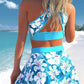 large print conservative swimwear skirt