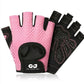 Cycling Butterfly Mesh Breathable Thin Fitness Half-finger Gloves