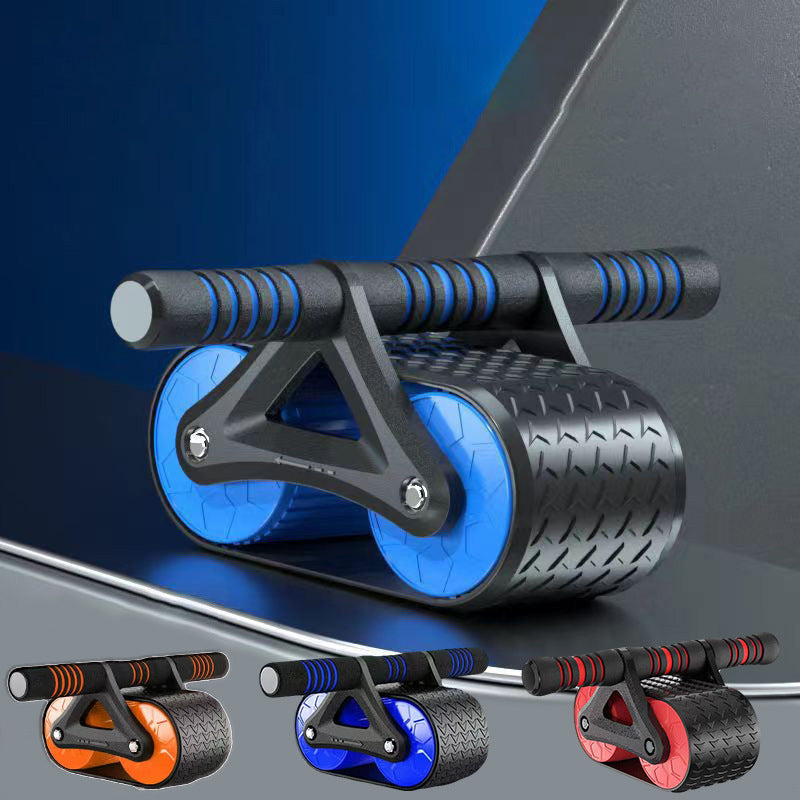 Double Wheel Ab Roller – Automatic Rebound Core Trainer