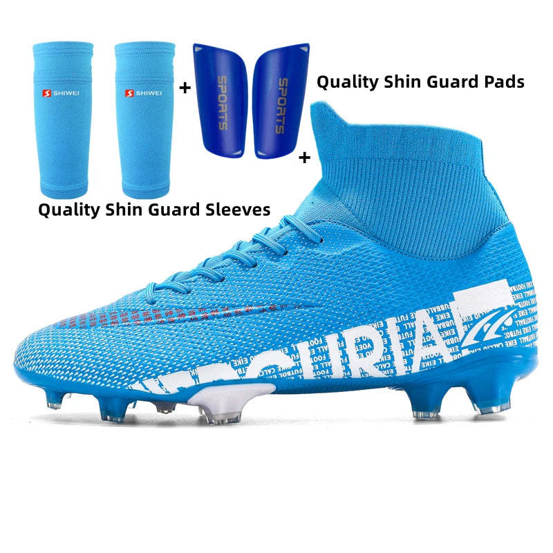 High-Top Football Shoes – Men & Women AG/TF Sports Training
