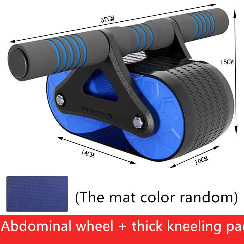 Double Wheel Ab Roller – Automatic Rebound Core Trainer