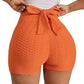 Jacquard Yoga Bubble Pants Women's Sports Shorts