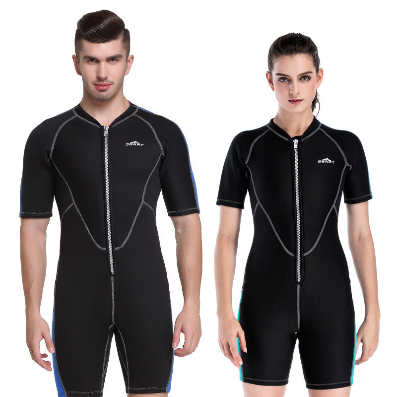 Men’s & Women’s Neoprene Wetsuit – Short Sleeve One-Piece