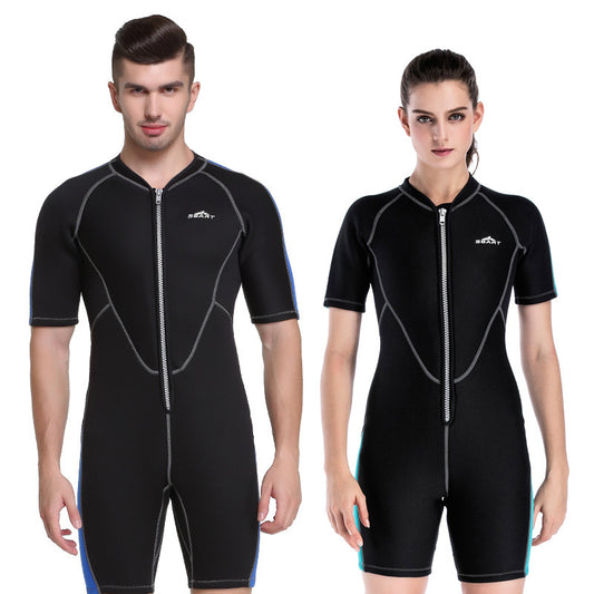 Men’s & Women’s Neoprene Wetsuit – Short Sleeve One-Piece