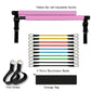 Portable Yoga Pilates Bar with Resistance Bands – Home Workout Trainer